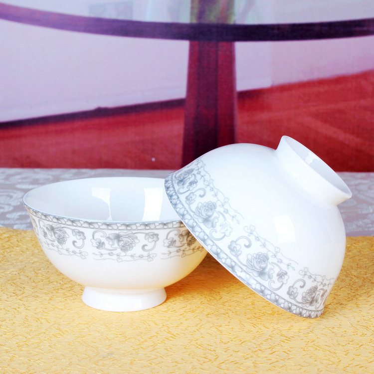 廠家生產(chǎn)精品景德鎮(zhèn)陶瓷碗 日用高腳陶瓷碗